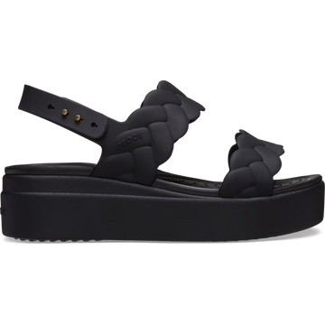 Crocs Women's Brooklyn Woven Low Wedge Sandals