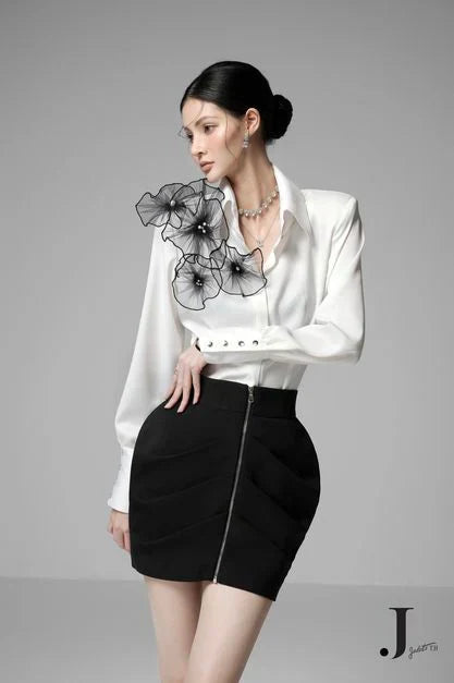 FLOWER W SHIRT x STELLA SKIRT