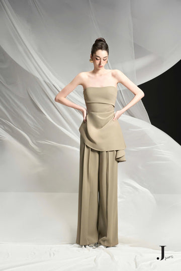 Moss Off-shoulder Top x Vie Moss Pants